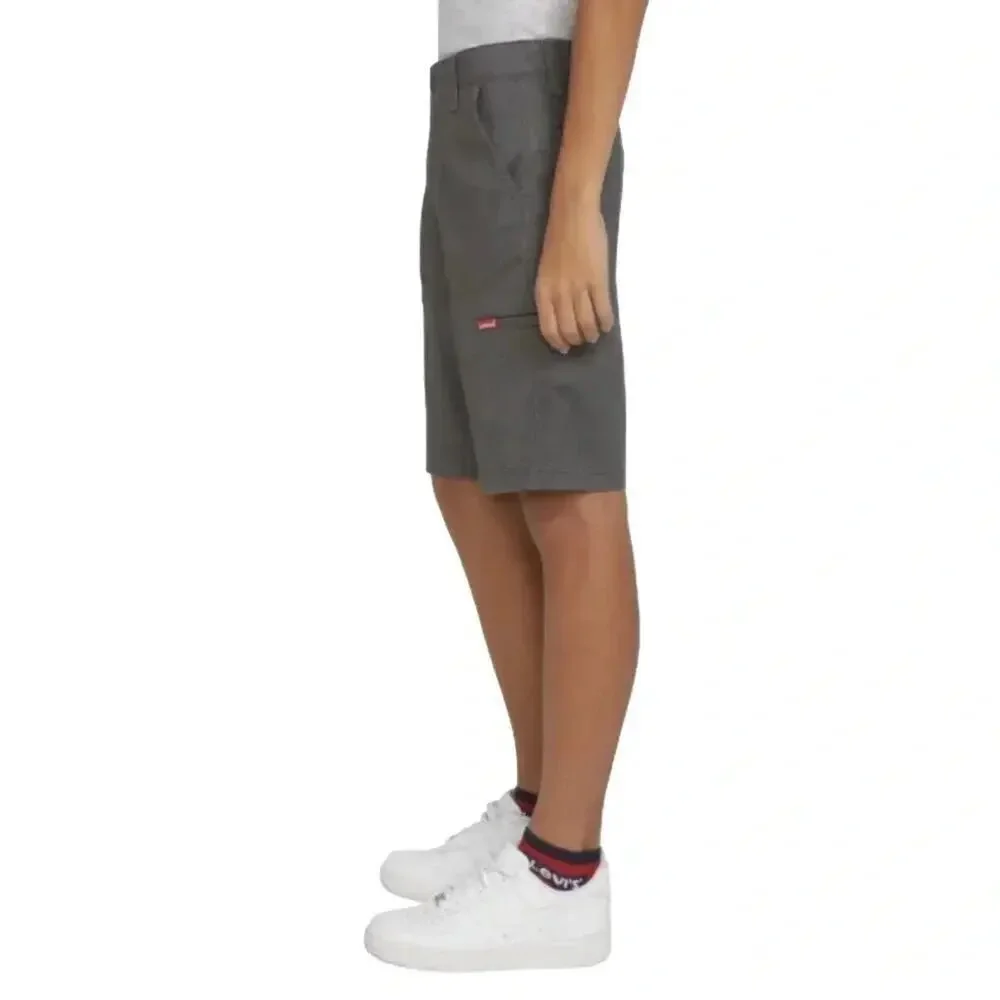 Levi's Boy’s Shorts Cargo Straight Fit Adjustable Waist Gray Size 8 NWT - Picture 8 of 10
